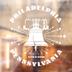 Liberty Bell 2026 America's 250th Anniversary Window Cling