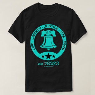 Liberty Bell 250-Year Emblem, 1776–2026 Edition US T-Shirt