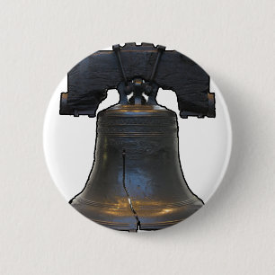 Liberty Bell 6 Cm Round Badge