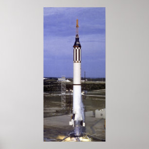 Liberty Bell 7 (Mercury Redstone 4) Launch Poster