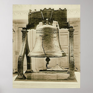 Liberty Bell at Independence Hall 1901 Poster