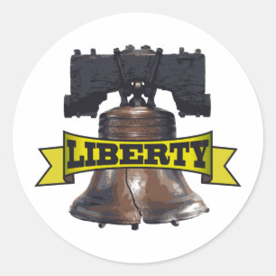 Liberty Bell Classic Round Sticker