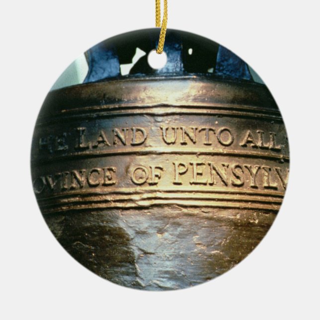 Liberty Bell, commissioned in 1751 (bronze) (see a Ceramic Tree Decoration (Front)