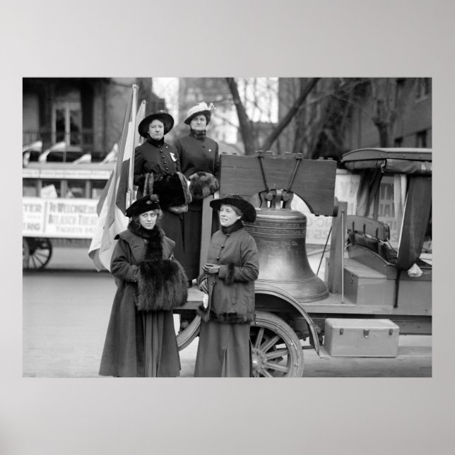 Liberty Bell for Suffrage: 1916 Poster (Front)