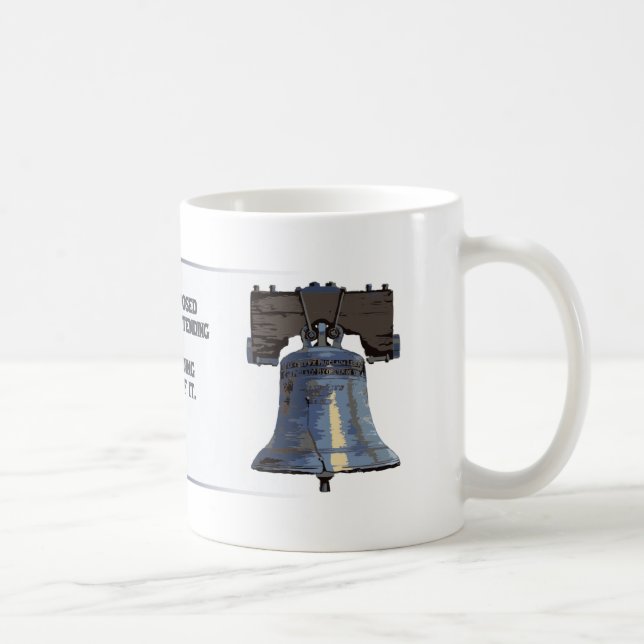 Liberty Bell - Jefferson Coffee Mug (Right)
