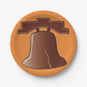 Liberty Bell Paper Plates