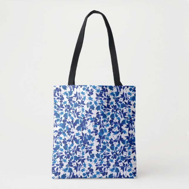 Liberty big blue  tote bag (Front)