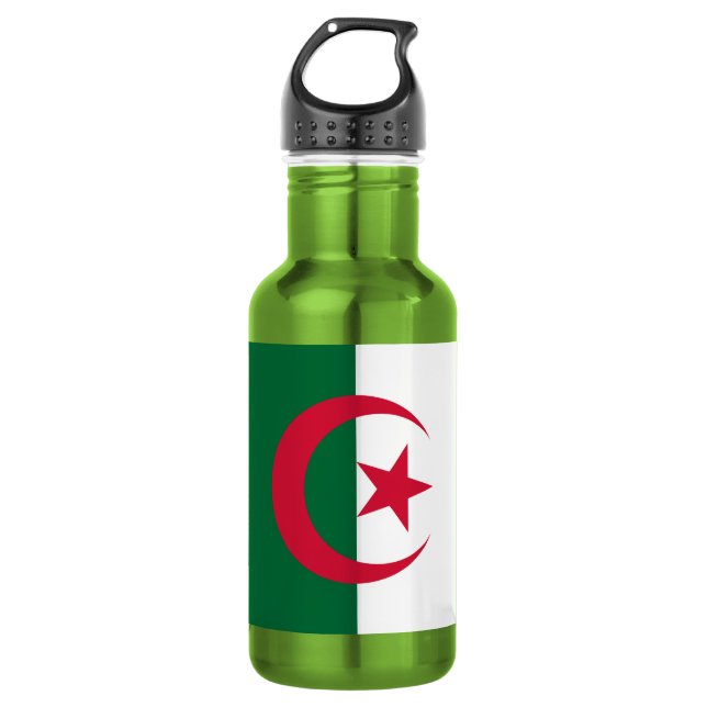 Liberty Bottle with flag of Algeria (Front)