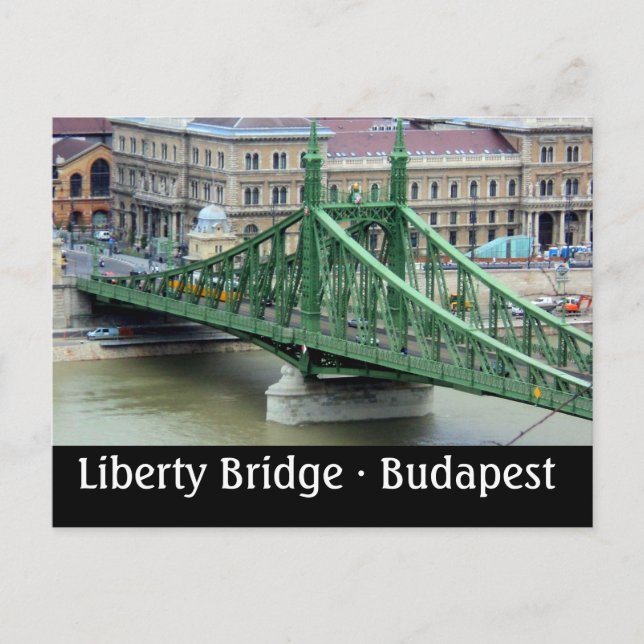 Liberty Bridge  -   Budapest , Hungary Postcard (Front)