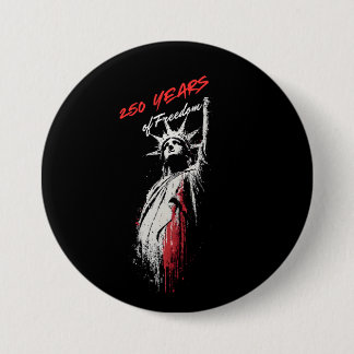 Liberty Calling: 250 Years of America Freedom 7.5 Cm Round Badge