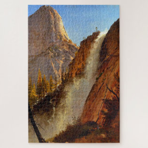 Liberty Cap Yosemite Park Waterfall 1873  Jigsaw Puzzle