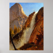 Liberty Cap Yosemite Park Waterfall 1873