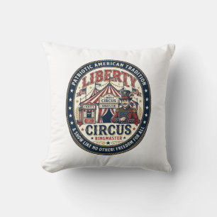Liberty Circus Patriotic Patriotic Circus Ringmast Cushion