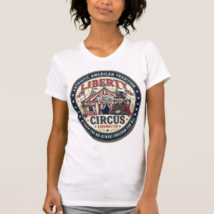 Liberty Circus Patriotic Patriotic Circus Ringmast T-Shirt