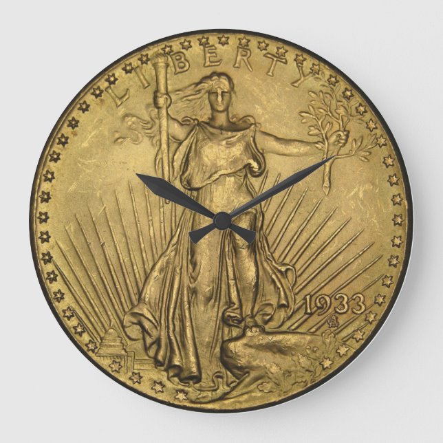 Liberty Coin Large Clock (Front)