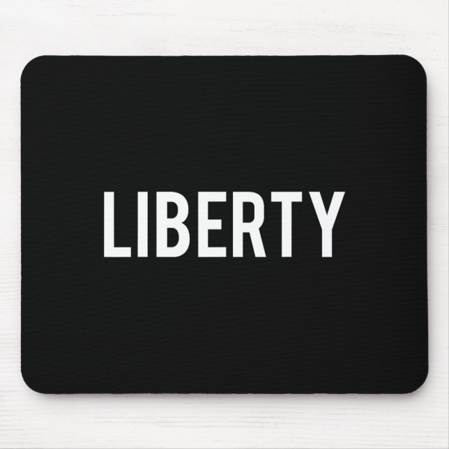 Liberty - Cool New Funny Name Fan Gift Tee  Mouse Mat (Front)