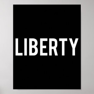 Liberty - Cool New Funny Name Fan Gift Tee  Poster