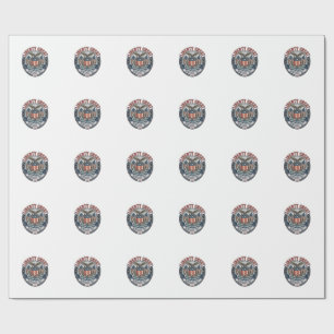 Liberty Crest Patriotic Patriotic Heraldry Coat Of Wrapping Paper
