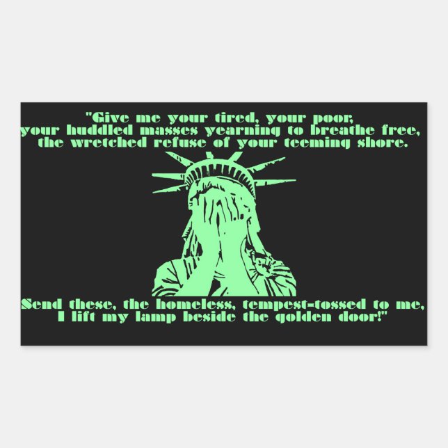 Liberty Crying Sticker (Front)