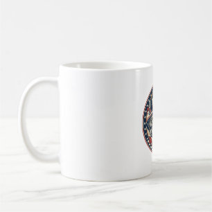 Liberty Cycling Patriotic Patriotic Cycling Vintag Coffee Mug