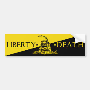 Liberty Death Bumper Sticker