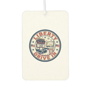 Liberty Drive In Patriotic Patriotic Drive In Thea Car Air Freshener