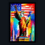 Liberty Eagle Statue Poster Pop Art<br><div class="desc">Liberty Eagle Statue Poster Pop Art</div>