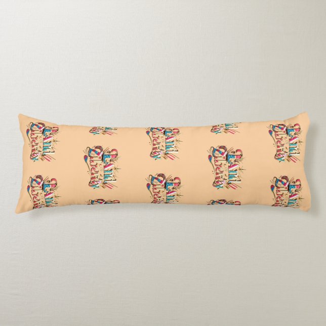 "Liberty Enlightened" Body Cushion (Front)