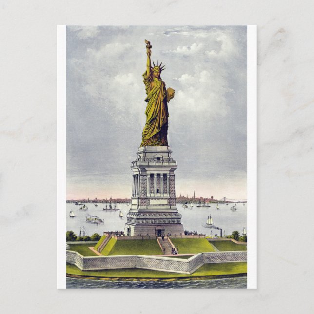 Liberty Enlightening the World Postcard (Front)