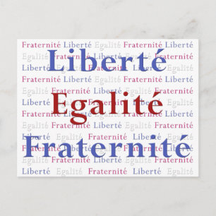 Liberty Equality Fraternity 14 Juillet Postcards