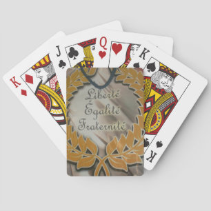 Liberty, Equality, Fraternity: Flourishing Future Playing Cards