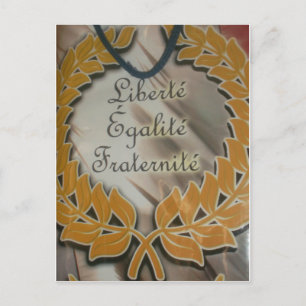 Liberty, Equality, Fraternity: Flourishing Future Postcard