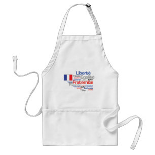 Liberty Equality Fraternity French Bastille Day Standard Apron