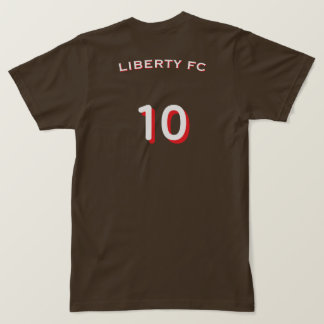 Liberty FC Navy Star Tee Premium USA Football