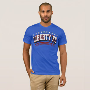 Liberty FC Navy Star Tee Premium USA Football