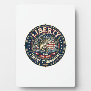 Liberty Fishing Tournament Patriotic Patriotic Fis Plaque