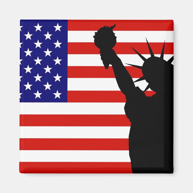 Liberty Flag Magnet (Front)