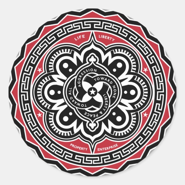 Liberty For All Insignia Stickers (Front)