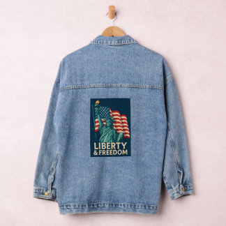 Liberty & Glory: The American Dream" Denim Jacket