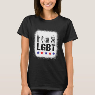 Liberty Guns Beer Trump Funny Lgbt T-Shirt