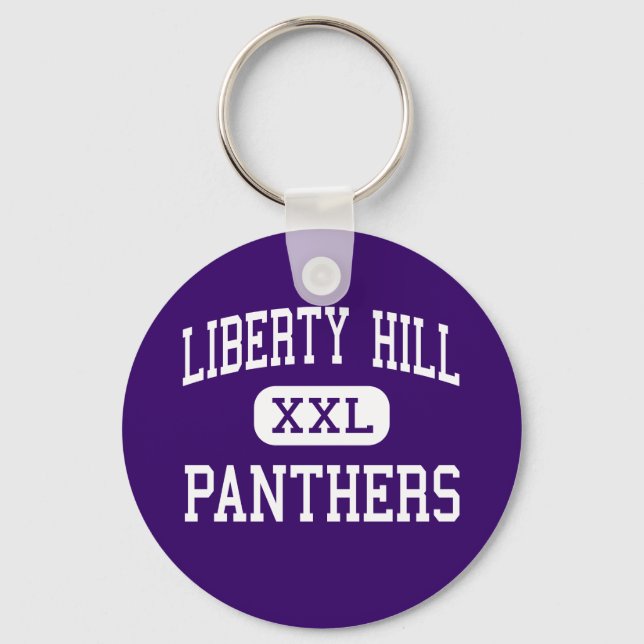 Liberty Hill - Panthers - High - Liberty Hill Key Ring (Front)