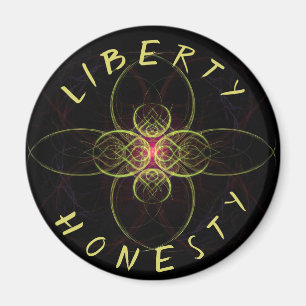 Liberty & Honesty Mystery Medallion Magnet