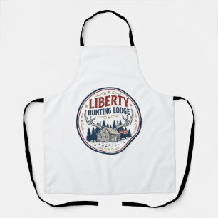 Liberty Hunting Lodge Patriotic Patriotic Hunting  Apron