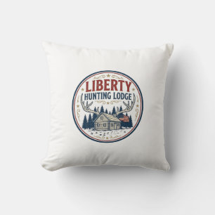Liberty Hunting Lodge Patriotic Patriotic Hunting Cushion