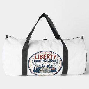 Liberty Hunting Lodge Patriotic Patriotic Hunting Duffle Bag