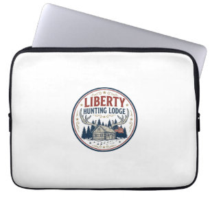 Liberty Hunting Lodge Patriotic Patriotic Hunting  Laptop Sleeve