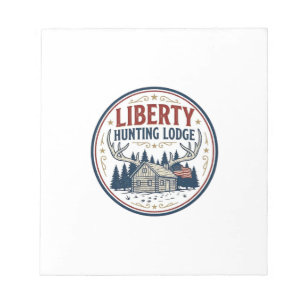 Liberty Hunting Lodge Patriotic Patriotic Hunting Notepad