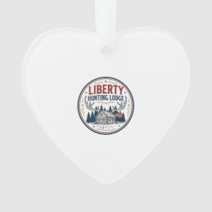 Liberty Hunting Lodge Patriotic Patriotic Hunting Ornament