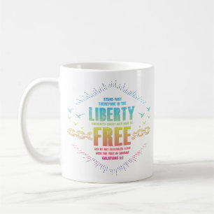 Liberty in Christ Galatians 5 Mug