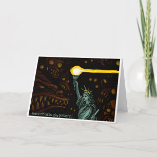 Liberty in Darkness: Nevertheless She Persisted Card